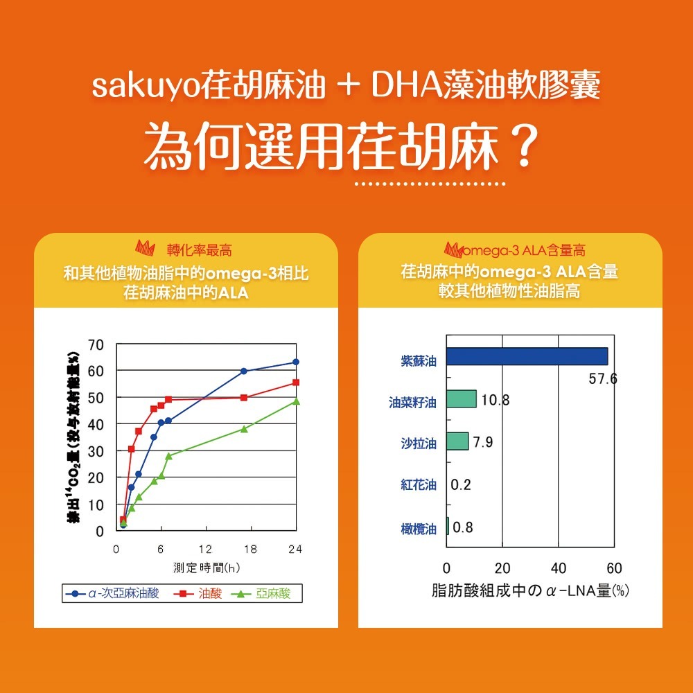 【sakuyo】荏胡麻油 + DHA藻油軟膠囊 60顆-細節圖2