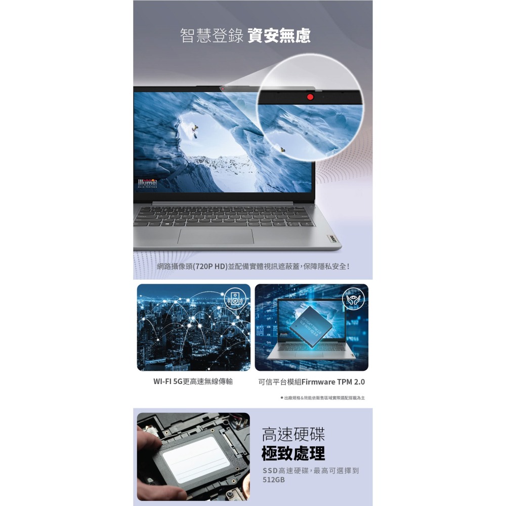 Lenovo IdeaPad Slim 1 15IJL7 N600015.6吋 FHD 灰_82LX0-細節圖2