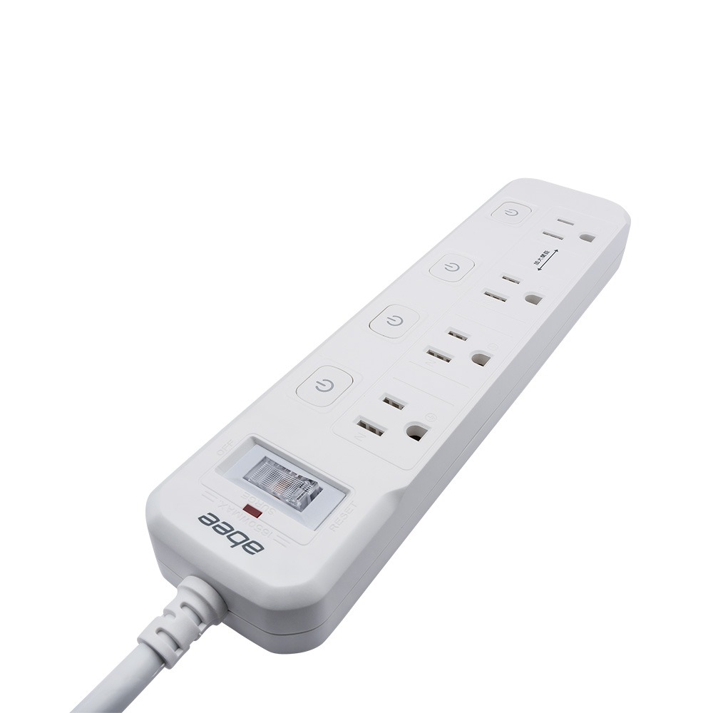 Abee 快譯通 1.8M 電源延長線 5開4座(EC-54601)-細節圖4