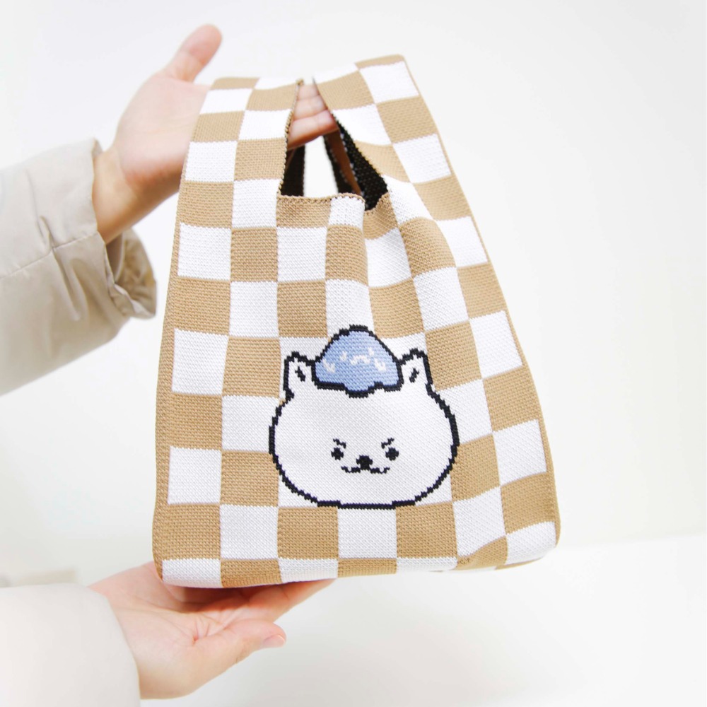 SICO厚實針織花色小提袋 (多種款式)-規格圖11