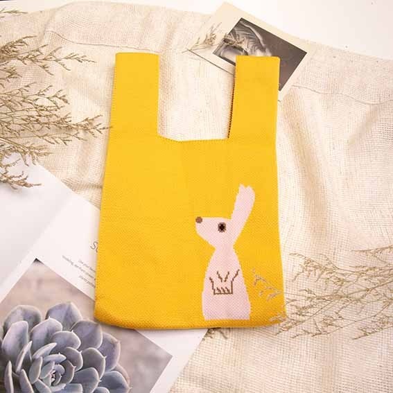 SICO厚實針織花色小提袋 (多種款式)-規格圖11