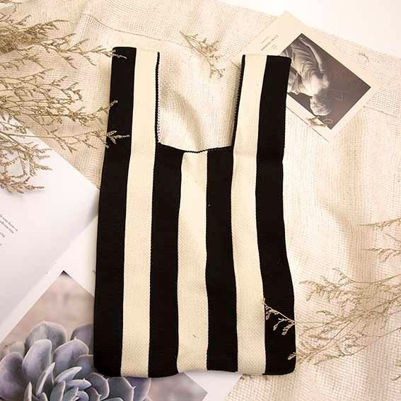 SICO厚實針織花色小提袋 (多種款式)-規格圖11