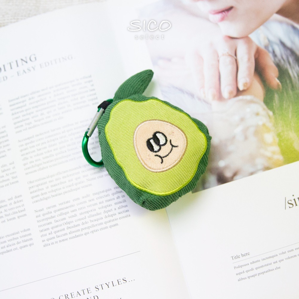 SICO 蘋果吊飾隨身購物袋 (綠酪梨/黃檸檬/紅蘿蔔)-細節圖6