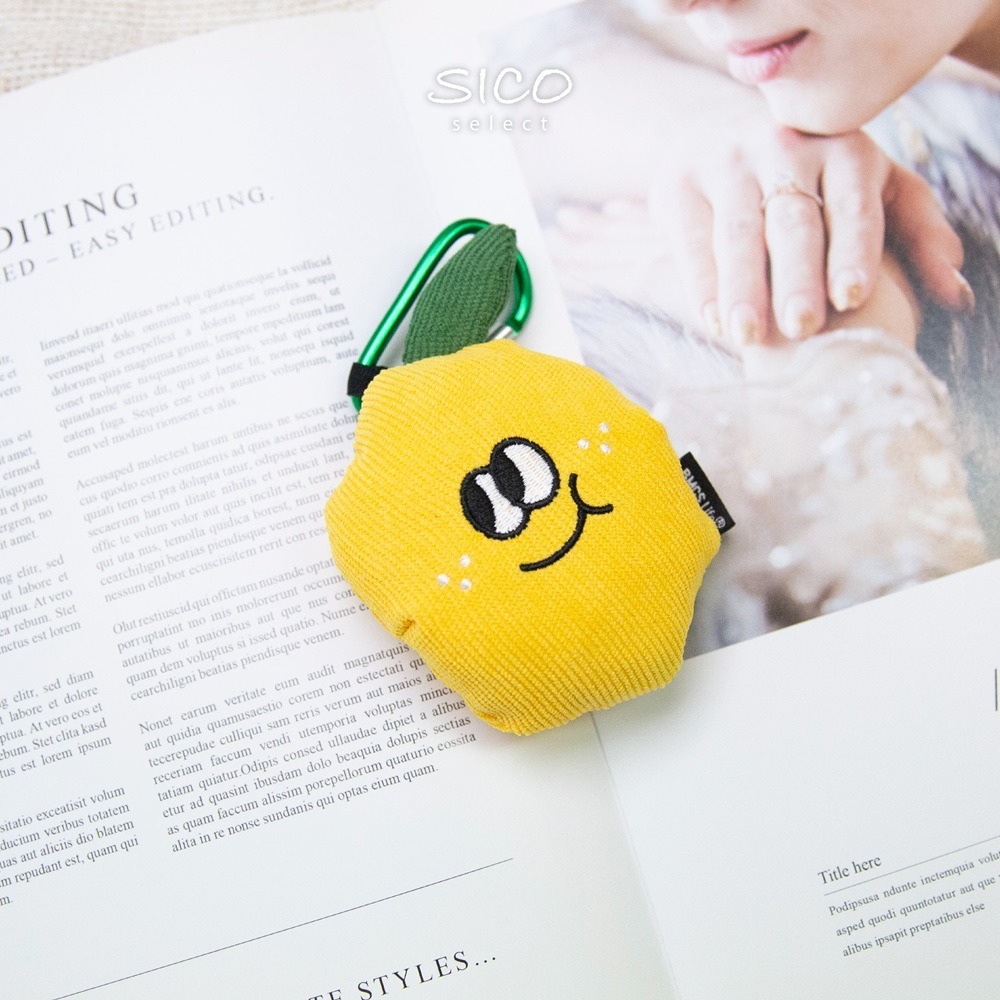 SICO 蘋果吊飾隨身購物袋 (綠酪梨/黃檸檬/紅蘿蔔)-規格圖6