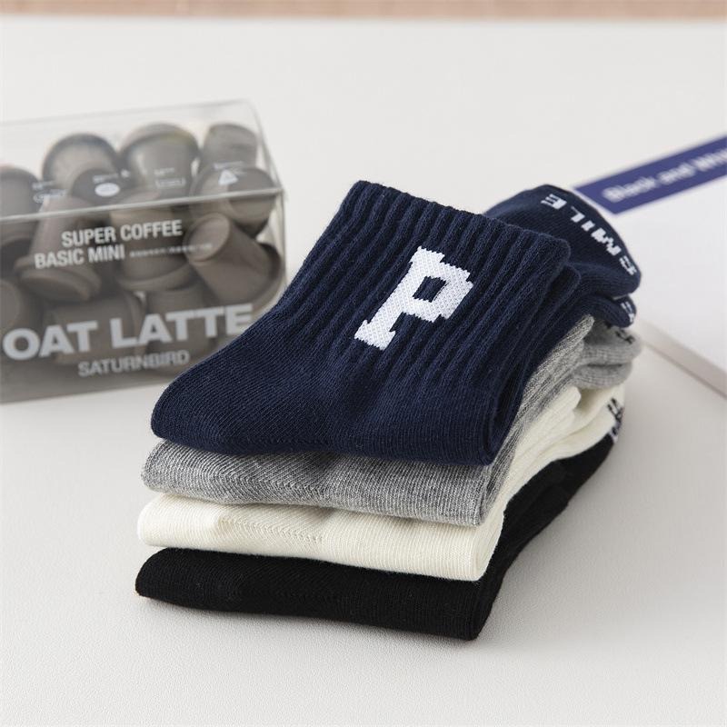哈囉襪底家 襪子男女中筒夏季外穿百搭純色韓國ins風時尚運動透氣棉襪-細節圖5