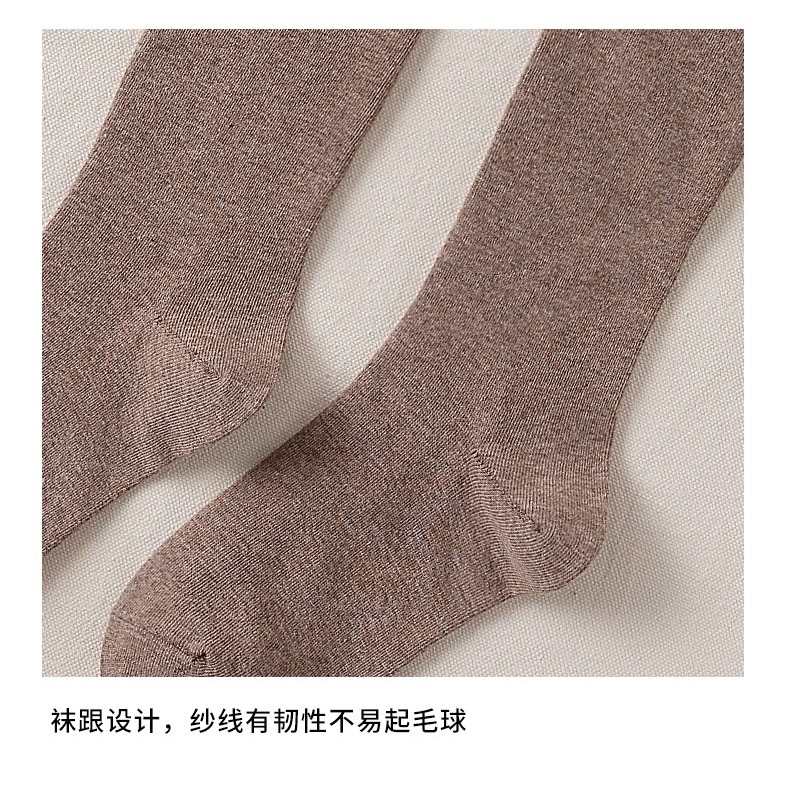 哈囉襪底家 台灣現貨 四季款長筒襪純色長襪 襪 長筒襪 女襪 日系jk小腿襪 膝上學生襪 壓力襪 ins韓版過膝襪女棉質-細節圖6