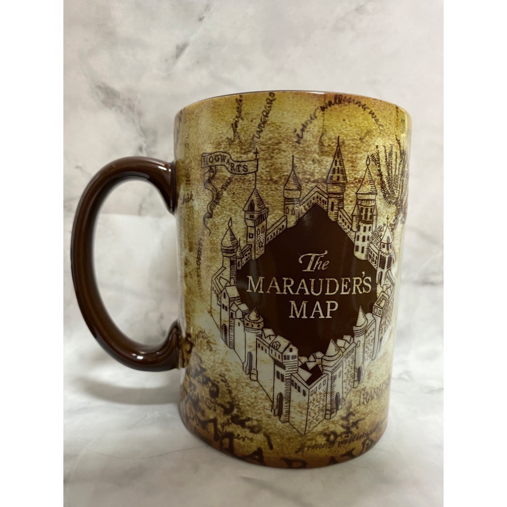 日本 環球影城 哈利波特 劫盜地圖 馬克杯 Marauder＇s Map-細節圖2