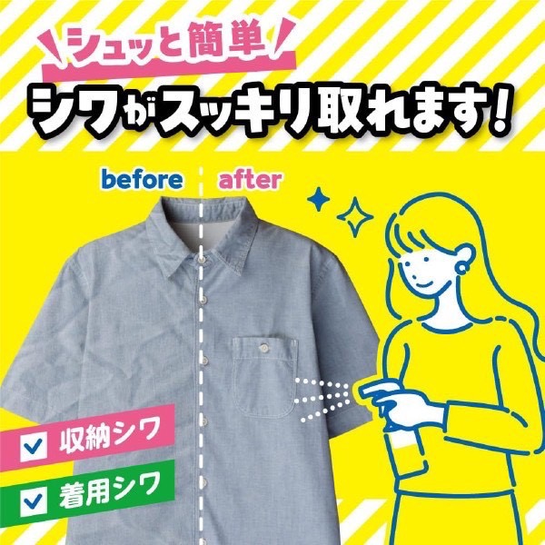 日本無香型衣物消臭除皺噴霧300ml-細節圖2