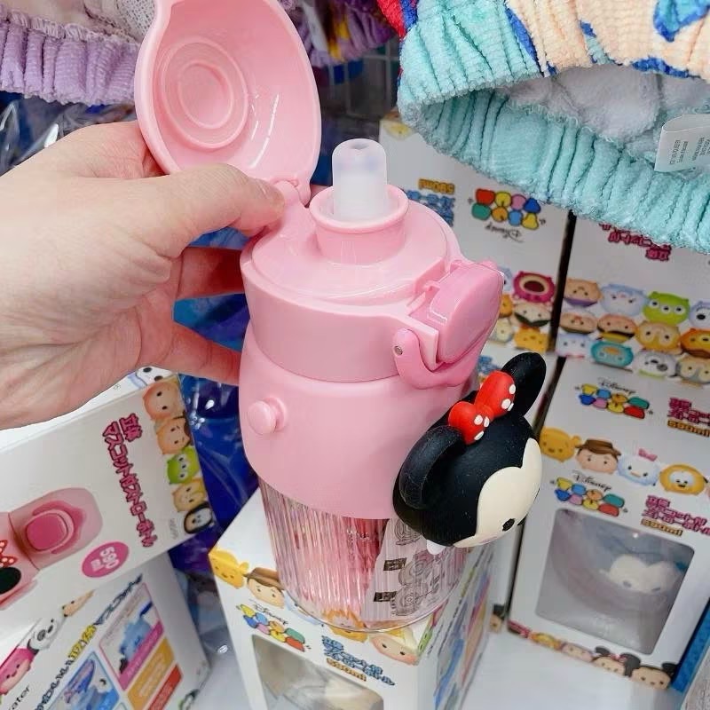 彈蓋水壺590ml 迪士尼 米奇 米妮-細節圖2