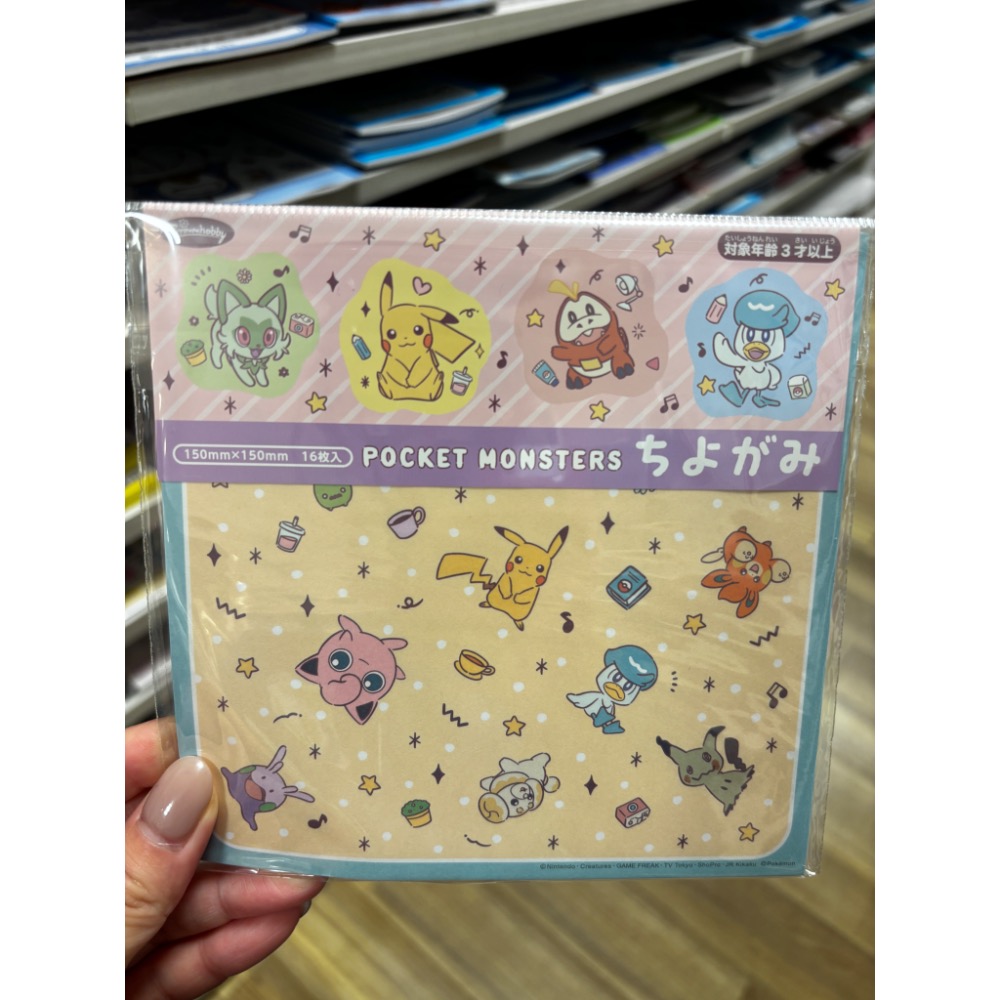 【日本進口正品】色紙 兒童色紙 間諜家家酒 瑪利歐 卡比 皮卡丘-細節圖2