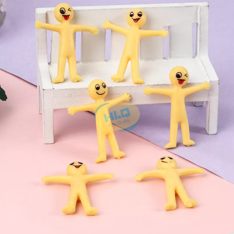 黃色噴射小人 黃色小人 紓壓小人 紓壓玩具 解壓 減壓 紓壓神器 療癒小物 發洩小物 小黃人 彈射 小人 伸縮小黃人-細節圖8