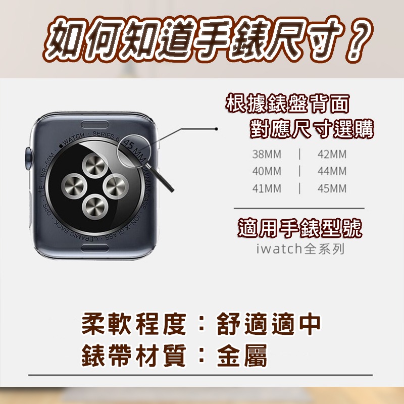 Applewatch米蘭錶帶 金屬不鏽鋼  磁釦式 適用8 7 SE 6 5 4 38 40 44 41 45 49mm-細節圖9