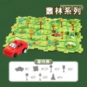 兒童益智軌道車(台灣現貨) 小汽車DIY拚圖場景玩具男孩3-6嵗多功能 diy軌道 電動車 百變軌道車 電動軌道車-規格圖11