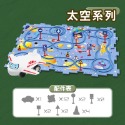 兒童益智軌道車(台灣現貨) 小汽車DIY拚圖場景玩具男孩3-6嵗多功能 diy軌道 電動車 百變軌道車 電動軌道車-規格圖11