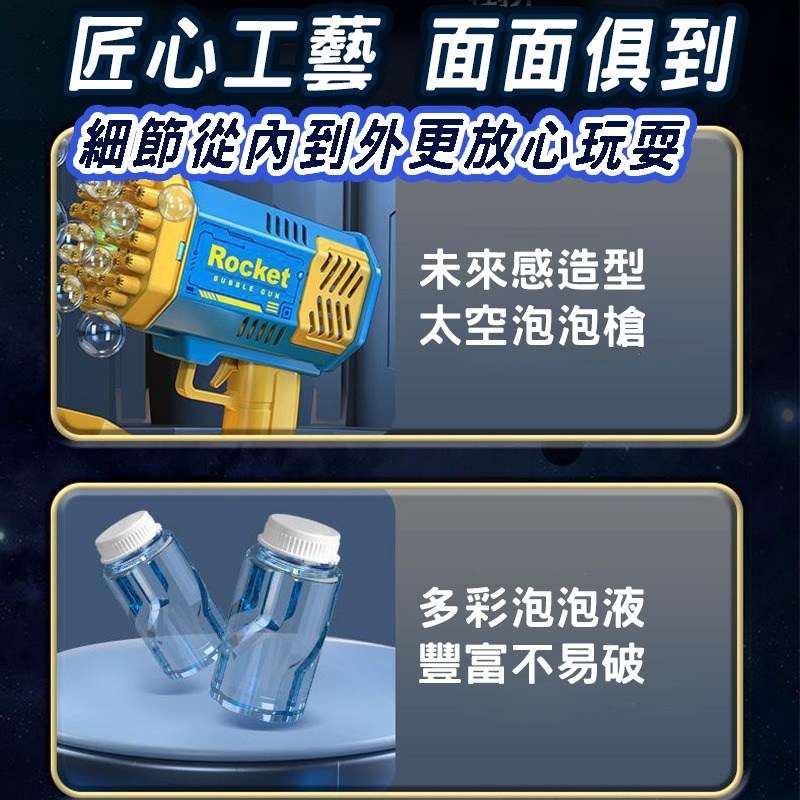 全自動 升級燈光版40孔泡泡槍 加特林泡泡槍 火箭筒泡泡槍 電動泡泡槍 泡泡機 自動泡泡機 告白、求婚、派對使用-細節圖7