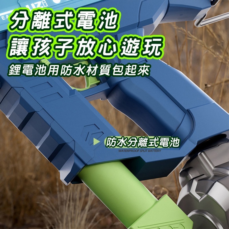 UZI燈光電動水槍  商檢合格全自動水槍水自動水槍 兒童電動玩具 高壓水槍打水仗 水上遊戲-細節圖9