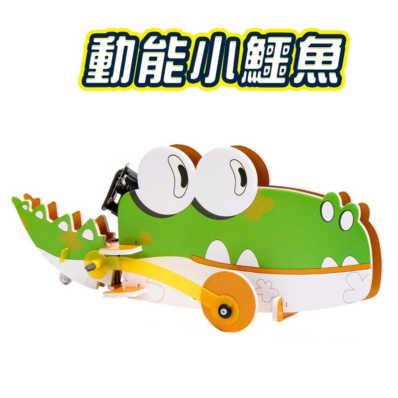 鱷魚科學教育diy材料包 3d紙質拼圖DIY  兒童手做 科學實驗材料包 玩具DIY 兒童益智玩具 diy-規格圖11