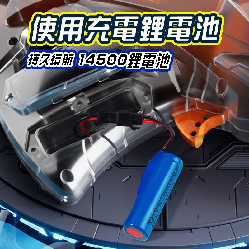 炫酷狂鯊造型水槍 電動連發 燈光兒童玩具水槍 水槍發射器 可外接水瓶 生日禮物 兒童電動玩具 高壓水槍打水仗 水上遊戲-細節圖7