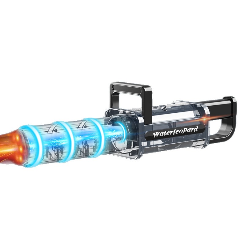 海豹加特林燈光水槍 自動吸水加特林水槍 全自動水槍商檢合格水自動水槍 兒童電動玩具 高壓水槍打水仗 水上遊戲 露營-規格圖8