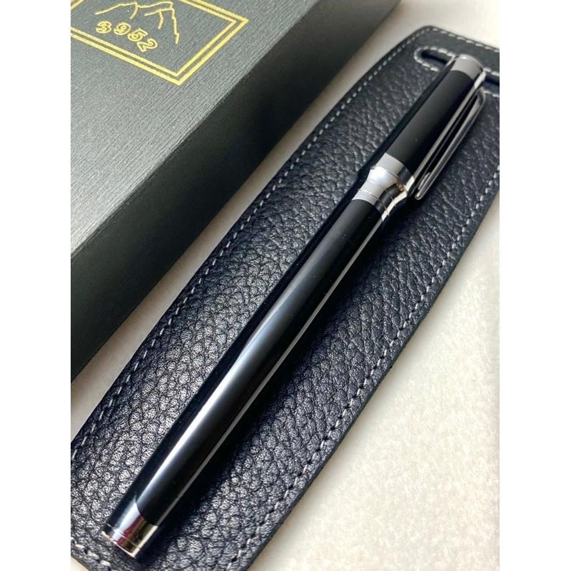3952老山羊-西拉雅 黑之明 白鋼尖鋼筆-細節圖2