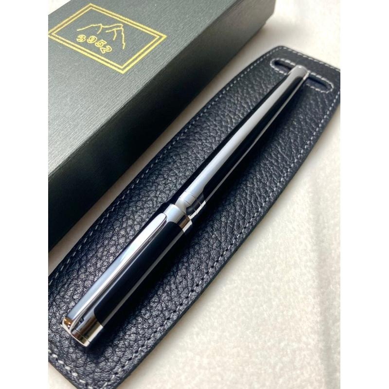 3952老山羊-西拉雅 黑之明 白鋼尖鋼筆-細節圖3