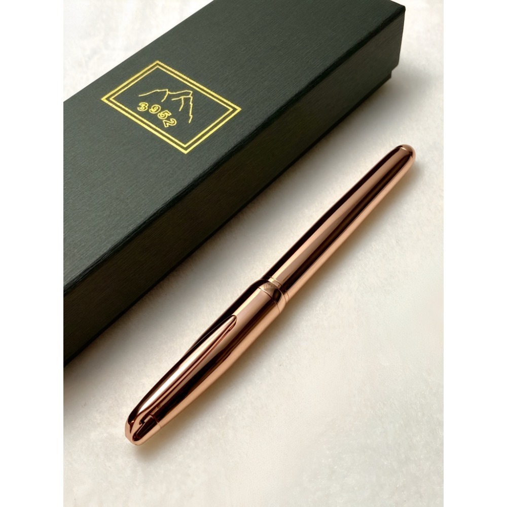 3952老山羊-綺羅星 典雅玫瑰金 玫瑰金鋼尖鋼筆-細節圖3