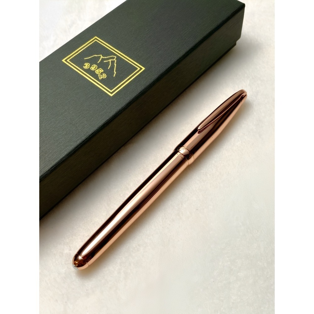 3952老山羊-綺羅星 典雅玫瑰金 玫瑰金鋼尖鋼筆-細節圖4