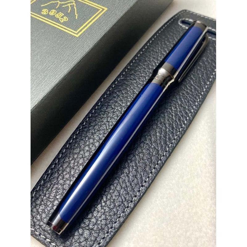 3952老山羊-西拉雅 森之藍 雙色鋼尖鋼筆-細節圖2