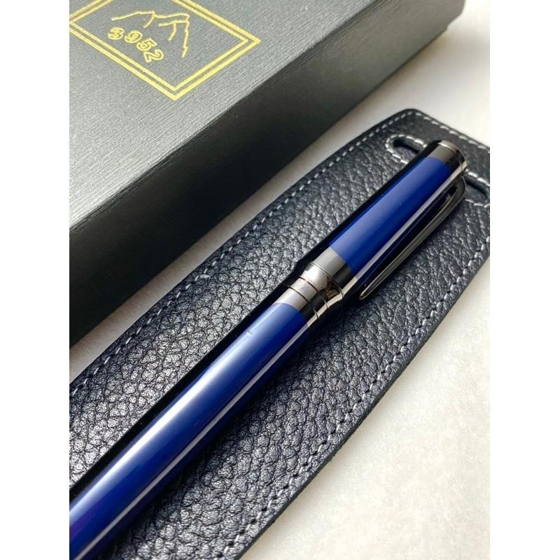 3952老山羊-西拉雅 森之藍 雙色鋼尖鋼筆-細節圖6