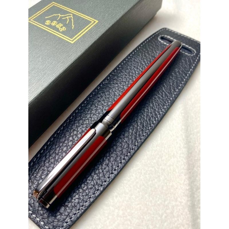 3952老山羊-西拉雅 櫻之紅 玫瑰金鋼尖鋼筆-細節圖3