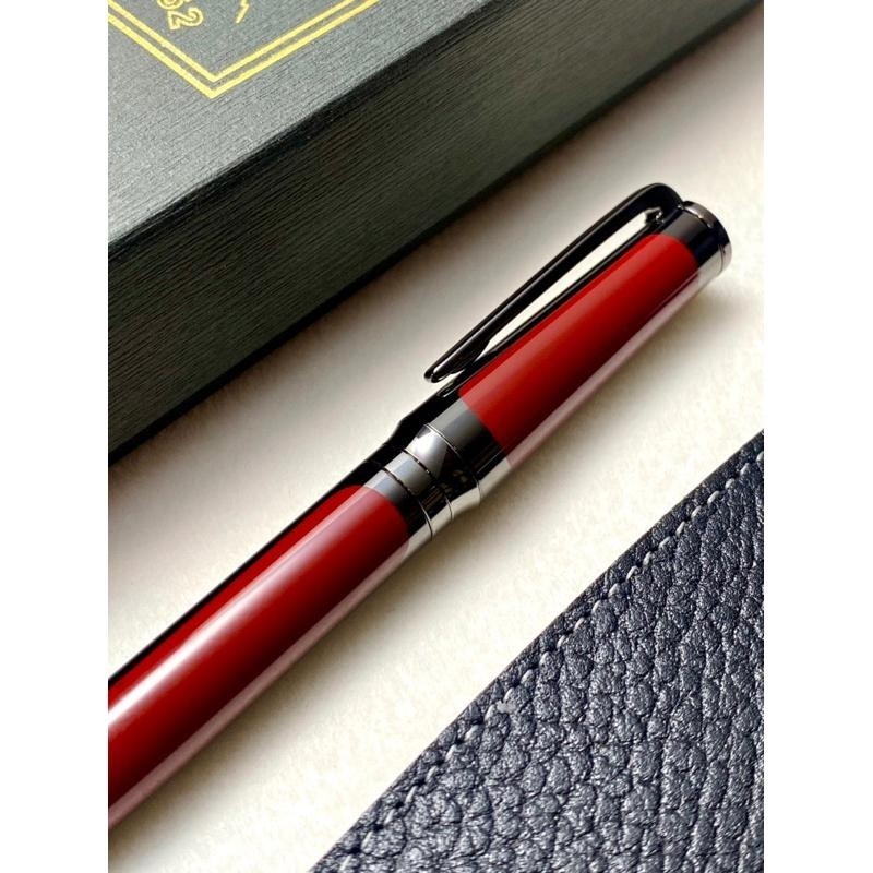 3952老山羊-西拉雅 櫻之紅 玫瑰金鋼尖鋼筆-細節圖5