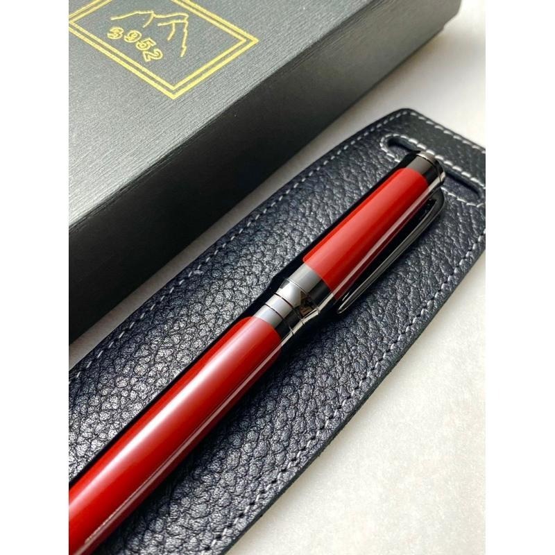 3952老山羊-西拉雅 櫻之紅 玫瑰金鋼尖鋼筆-細節圖6