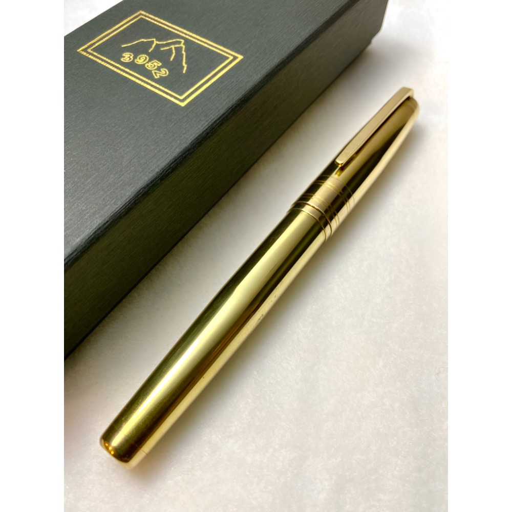 3952老山羊-X800 原味黃銅 經典原味 雙色書法鋼尖鋼筆-細節圖4