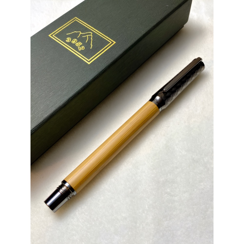 3952老山羊-阿罩霧 天然竹管 中號雙色鋼尖鋼筆-細節圖5