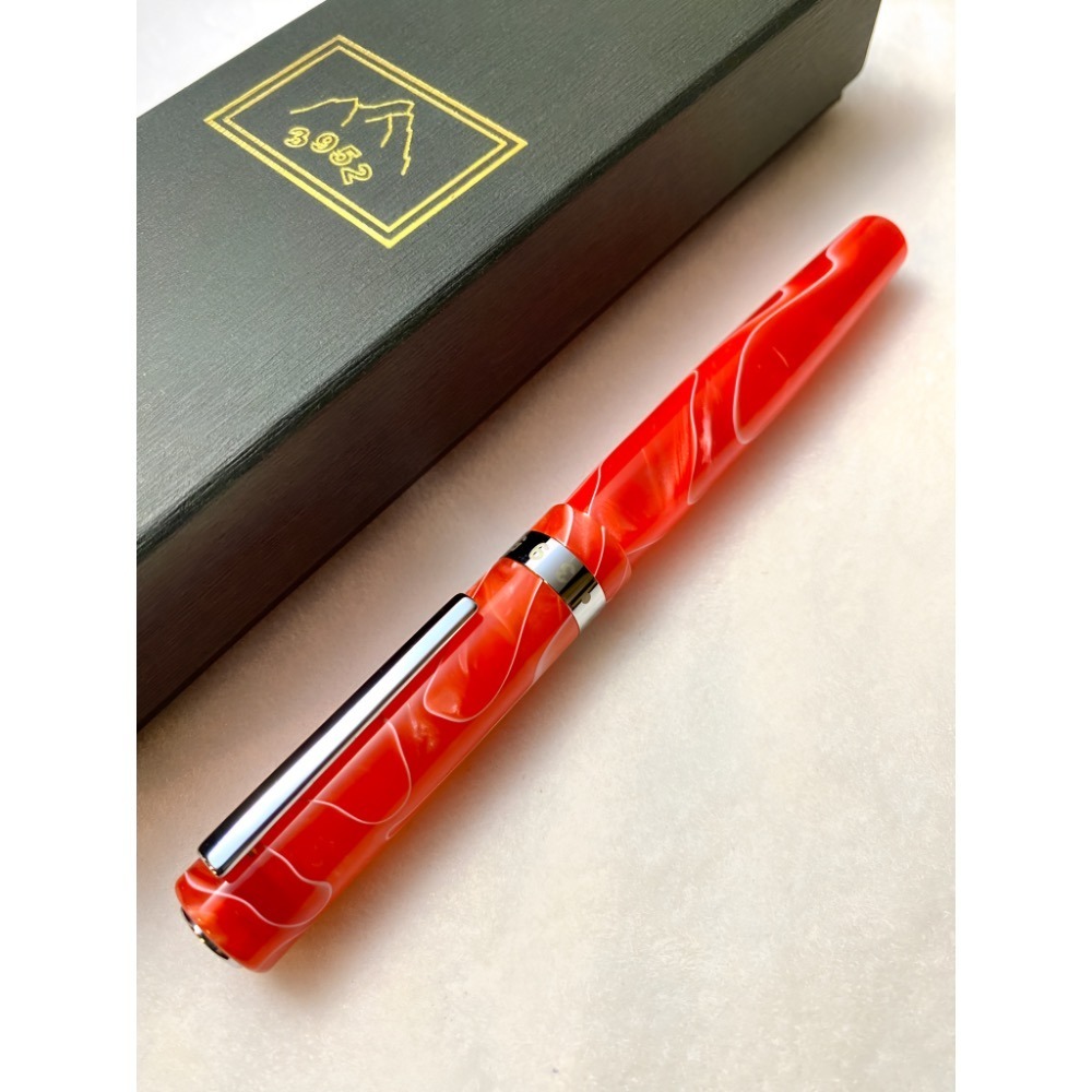 3952老山羊-馬卡道 赤霞 玫瑰金鋼尖鋼筆-細節圖2