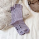 哈囉襪底家 suxinaimin堆堆襪子女純色棉春秋中筒襪秋季鬆口長筒襪ins潮日系 棉襪-規格圖4