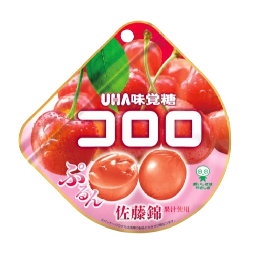 日本《UHA 味覺糖》Cororo 酷露露 可洛洛 果汁Q糖 酷露露Q糖-櫻桃口味40g-細節圖2