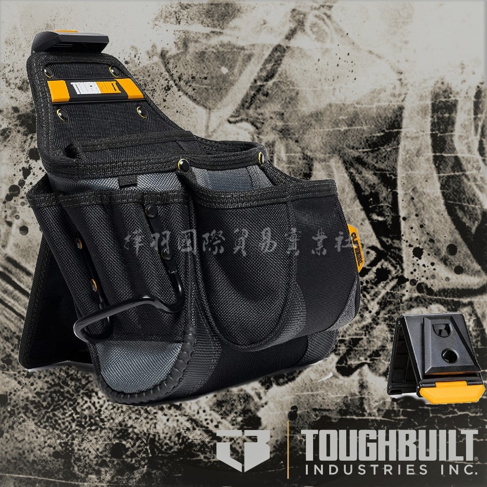 『快扣式腰包系列 』【TB-CT-01】美國 托比爾 TOUGHBUILT  多層大口袋槌架包 釘袋 鉗袋 工作袋-細節圖5