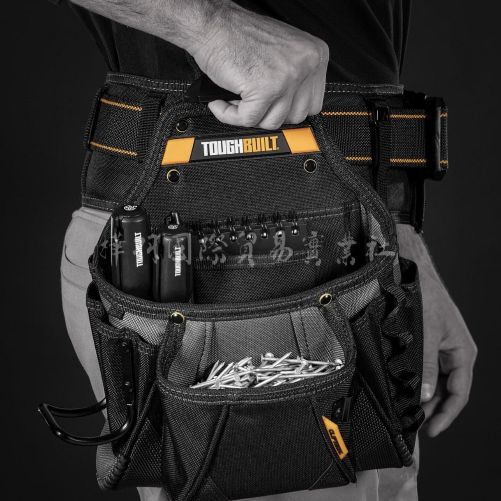 『快扣式腰包系列 』【TB-CT-01】美國 托比爾 TOUGHBUILT  多層大口袋槌架包 釘袋 鉗袋 工作袋-細節圖8