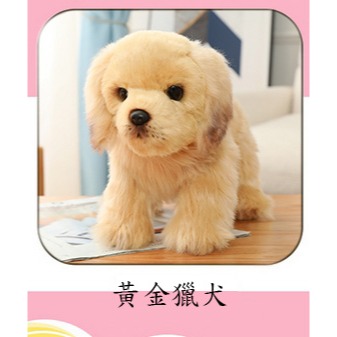 ((台灣現貨))仿真可愛毛絨狗狗拉布拉多 馬爾濟斯犬 比熊犬 博美 邊界牧羊犬公仔玩具擺件安撫娃娃 生日禮物 聖誕節禮物-規格圖11