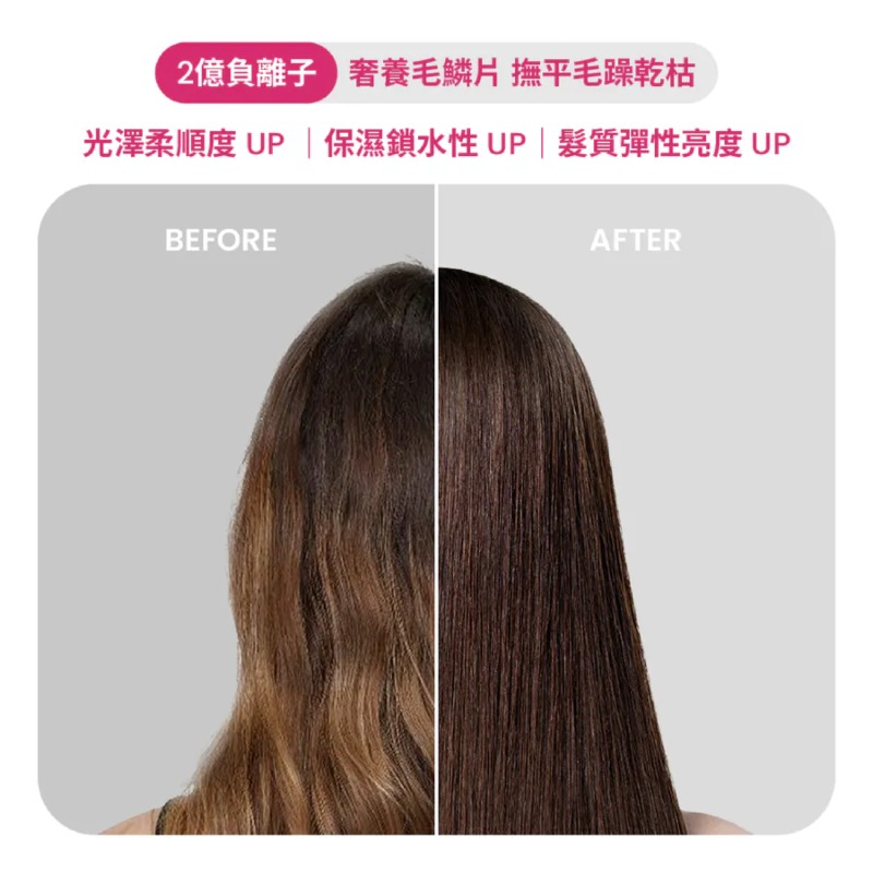 TYMO IONIC MINI-BLACK 負離子直髮梳(黑色/粉色)-細節圖7