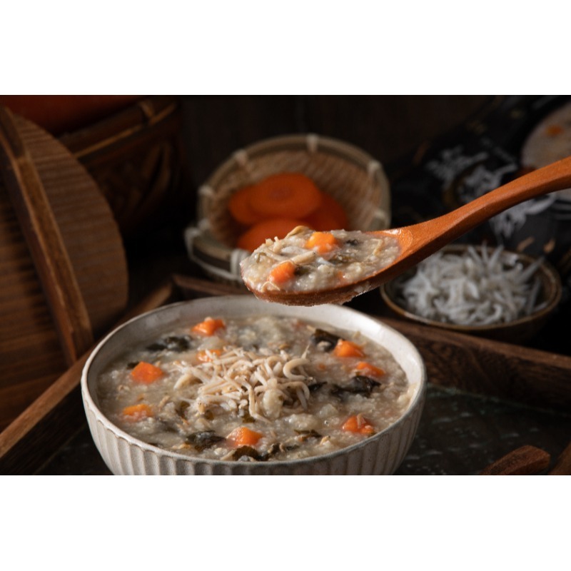 藍海饌 鮑片玉米雞肉粥(1入裝)/吻仔魚海帶蘿蔔粥(1入裝)-規格圖10