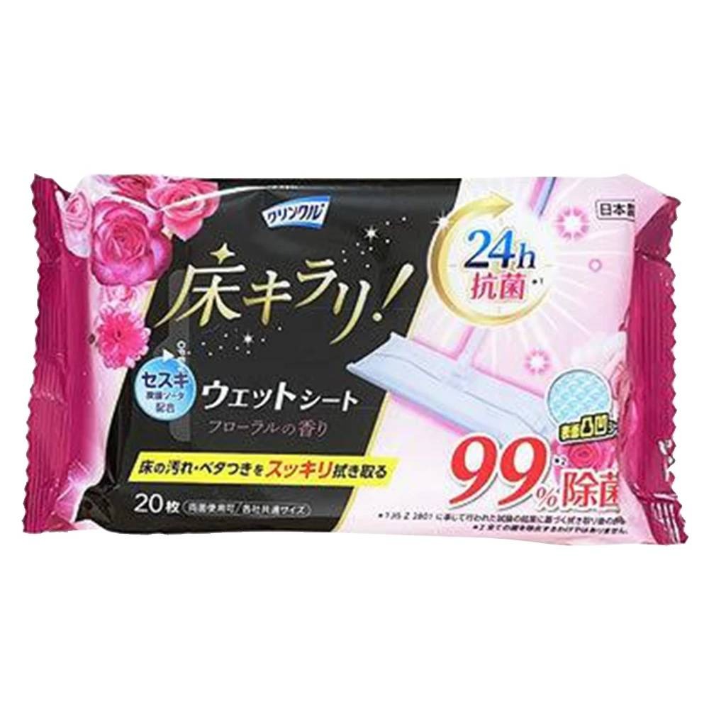 [快速到貨] 日本 Life-do 地板清潔濕紙巾20枚入 | 日常用品 | ON LIFE-規格圖1