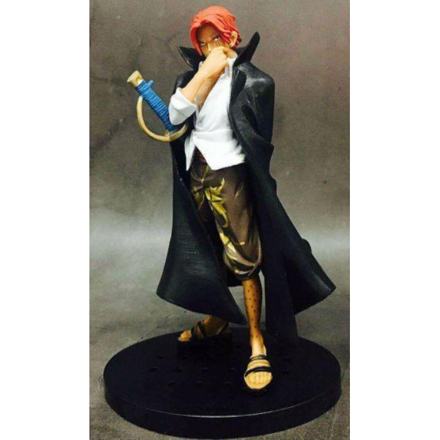 台灣現貨 當日出貨 航海王 海賊王 DX DXF 組立 四皇 香克斯 少年 摸下巴 紅髮 傑克  景品 公仔 雕像-細節圖2