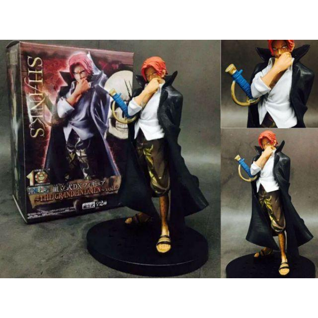 台灣現貨 當日出貨 航海王 海賊王 DX DXF 組立 四皇 香克斯 少年 摸下巴 紅髮 傑克  景品 公仔 雕像-細節圖7