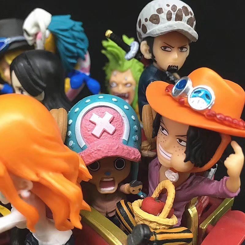 航海王 海賊王 一番賞 WCF 20周年紀念 馬車 魯夫 索隆 香吉士 薩波 女帝 艾斯 羅 娜美 喬巴 景品 公仔-細節圖5