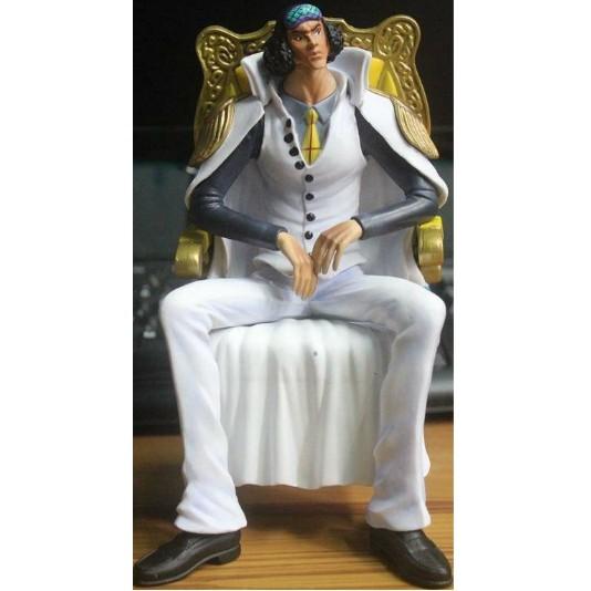 台灣現貨 當日發貨 航海王 海賊王 3大將 王座 三大將 海軍大將 上將 坐姿 元帥 黃猿 赤犬 青雉 公仔 景品-細節圖7