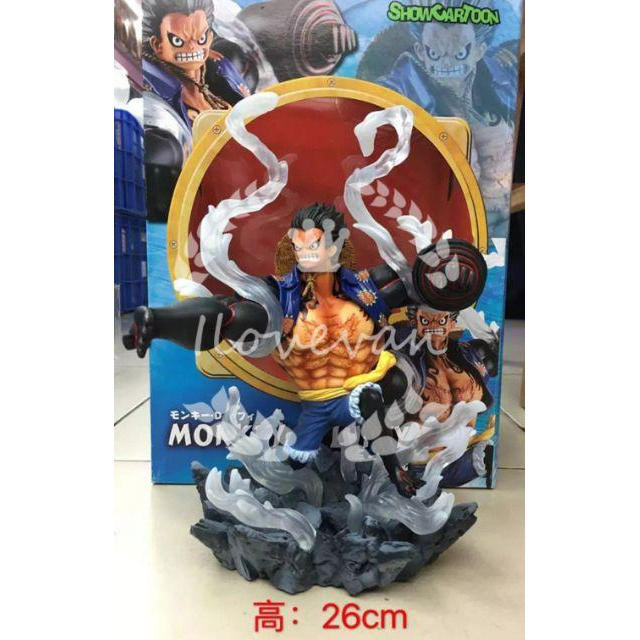 現貨在台當日發貨 海賊王 航海王 POP GK 大猿王槍 4檔 四檔 彈跳人 魯夫 路飛 猿王槍 公仔 景品 模型 雕像-細節圖2