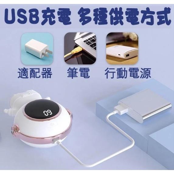 台灣出貨 好萌 超夯 迷你 便攜 隨身 溫控 數位 太空人 宇航員 宇宙人 USB 充電式 暖手寶 電暖寶 暖暖寶 暖爐-細節圖2