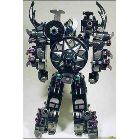 全新日版 極限量 日本航空版 忍風戰隊 DX 超合金 GD48 黑色 闇黑限定版 轟雷旋風神 天雷旋風神 模型 機器人-細節圖2